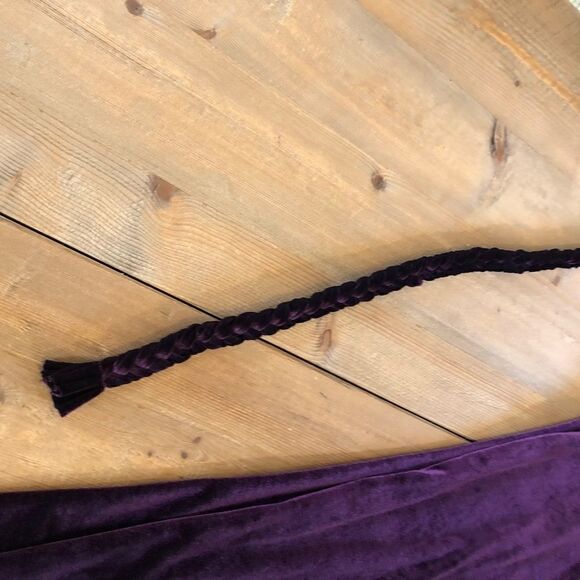 Misa Los Angeles Caroline Burgundy/Wine Velvet Wrap V neck Dress Size Medium NWT - Picture 14 of 14